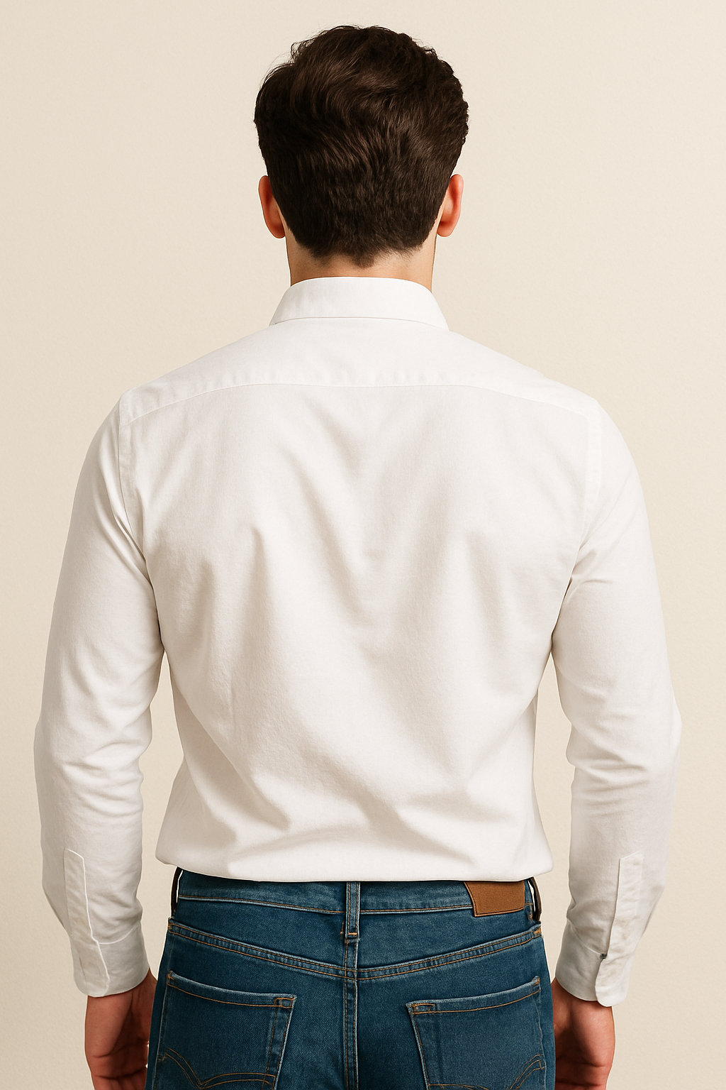 Premium Giza Cotton Classic white shirt for men